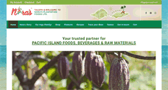 Desktop Screenshot of norasplantationfoods.com